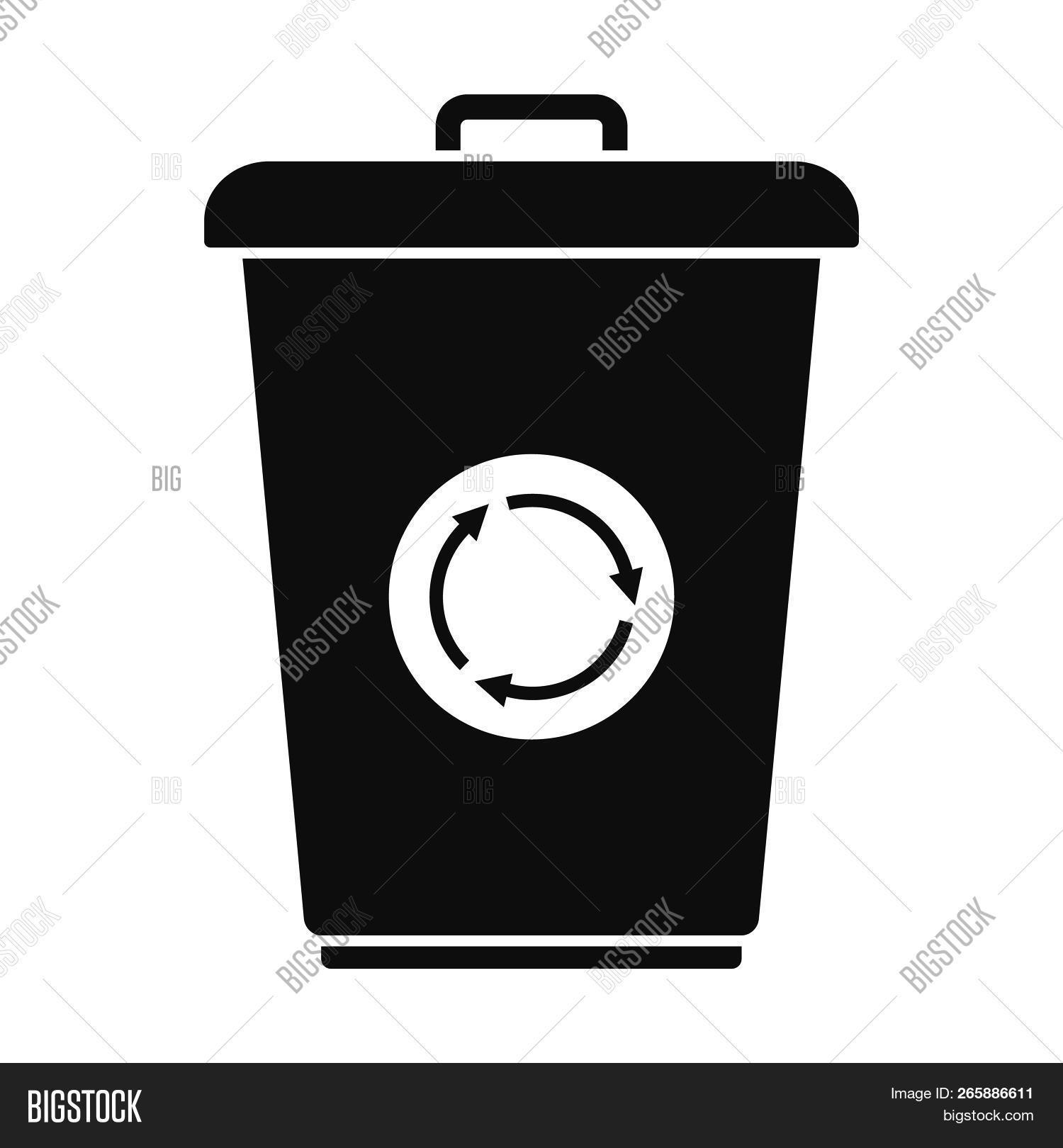Recycling Bin Icon. Image & Photo (Free Trial) Bigstock