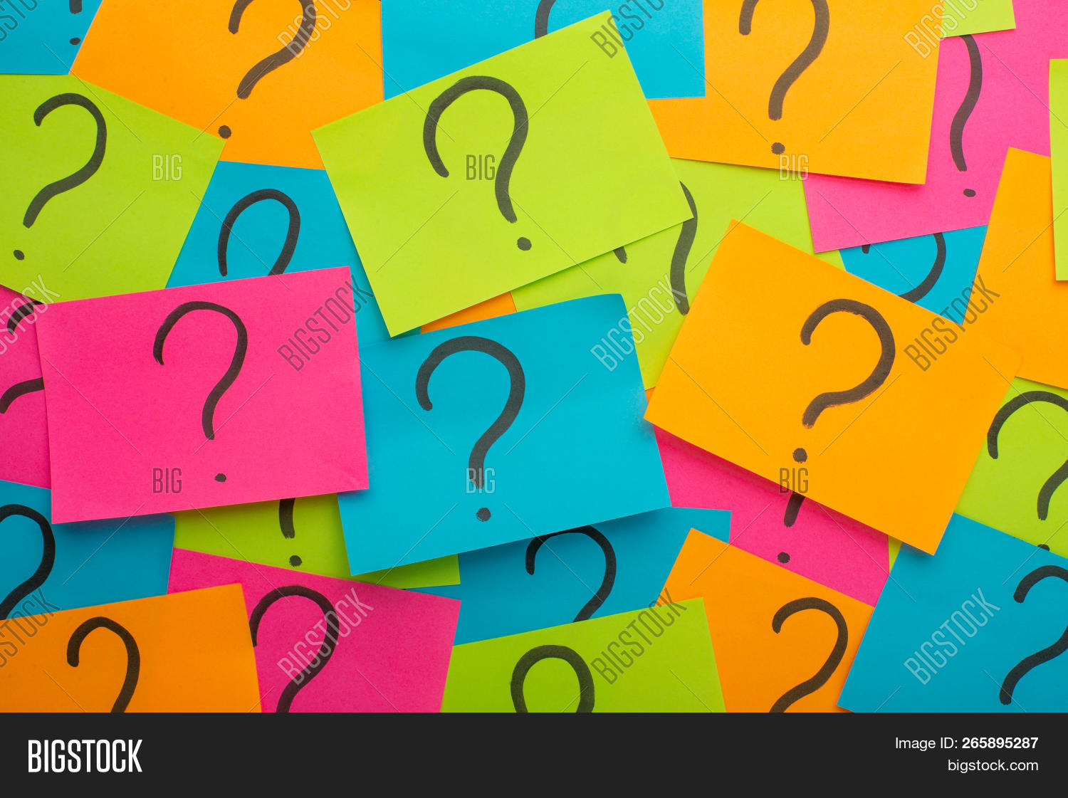 Many Questions. Pile Image & Photo (Free Trial) Bigstock