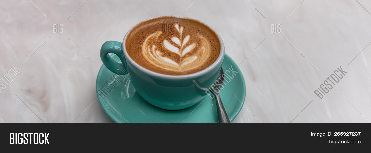 Cappucino Latte Art Image Photo Free Trial Bigstock