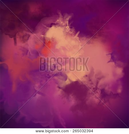 Artistic Abstract Watercolor Painting. Art Colorful Background