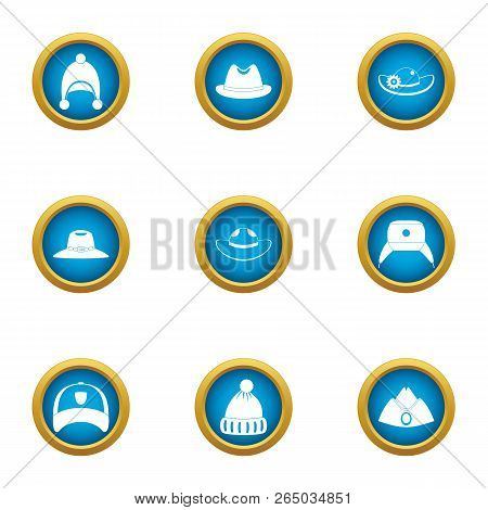 Lid Icons Set. Flat Set Of 9 Lid Vector Icons For Web Isolated On White Background