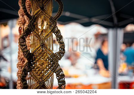 A Flea Market With Craftsmanship In The Field Of Handmade With Boque