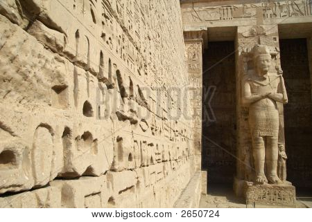 Medinet Habu gamle Egypten Temple