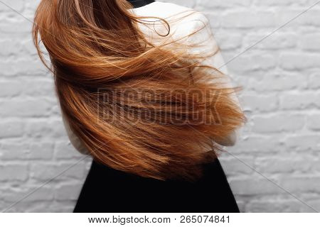 Sick, Cut And Healthy Hair Care Keratin. Before And After Treatment.