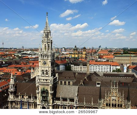 Marienplatz Münih-Almanya