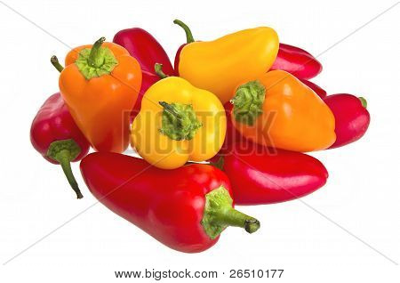 Colored peppers