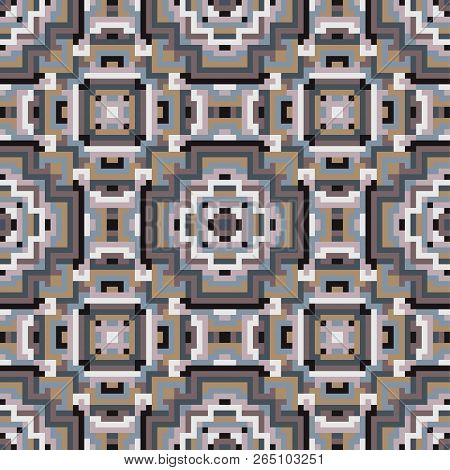 Geometric Seamless Pattern, Modern Design Texture. Vector Abstract Background For Textile, Surface, 