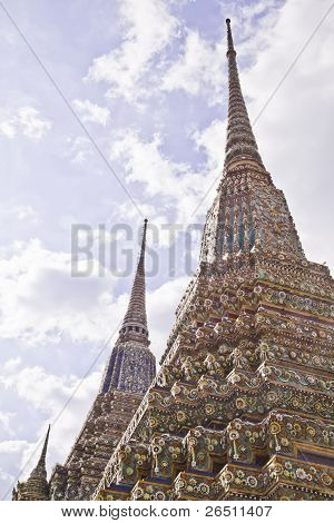 Pra-chetupon chrám Bangkok Thajsko