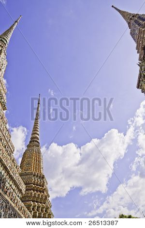 Pra-chetupon chrám Bangkok Thajsko