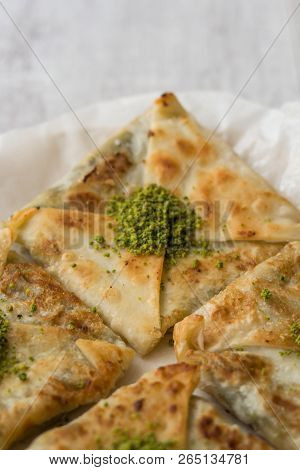 Turkish Dessert Katmer.
