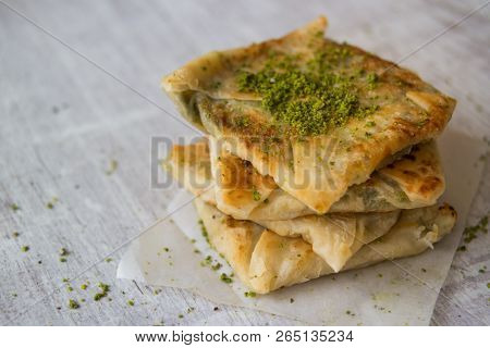 Traditional Gaziantep Dessert Katmer.