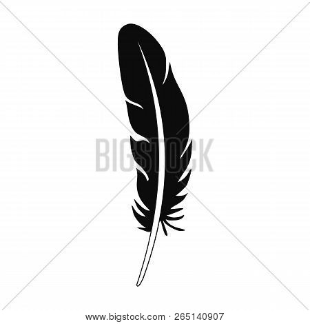 Nib Feather Icon. Simple Illustration Of Nib Feather Icon For Web Design Isolated On White Backgroun