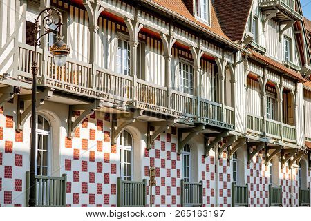Deauville, France - September 06, 2017: The Hotel Barriere Le Normandy, Grand Hotel Of The Groupe Lu