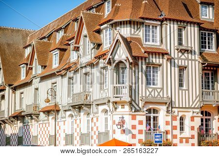 Deauville, France - September 06, 2017: The Hotel Barriere Le Normandy, Grand Hotel Of The Groupe Lu