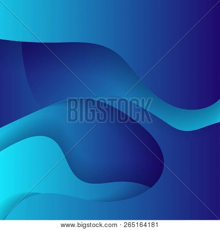 Colorful Geometric Background. Fluid Shapes Composition. Eps10 Vector.