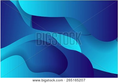 Colorful Geometric Background. Fluid Shapes Composition. Eps10 Vector.
