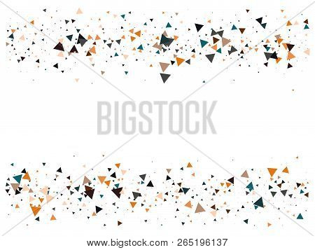 Bang, Burst, Moved Particles, Vector Explosion Background. Broken Glass Moving Memphis Bright Fragme