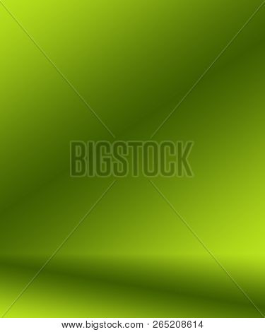 Abstract Blur Empty Green Gradient Studio Well Use As Background, Website Template, Frame, Business 