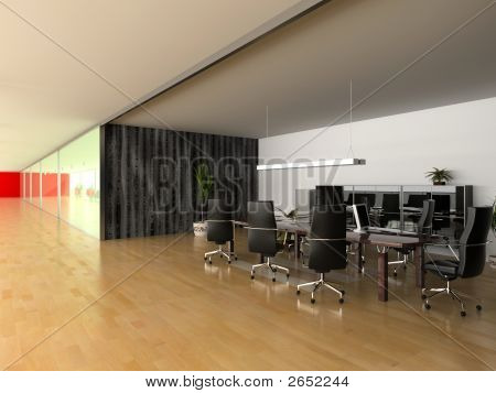 Modern irodai belső