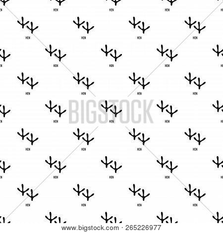 Hen Step Pattern Seamless Vector Repeat Geometric For Any Web Design