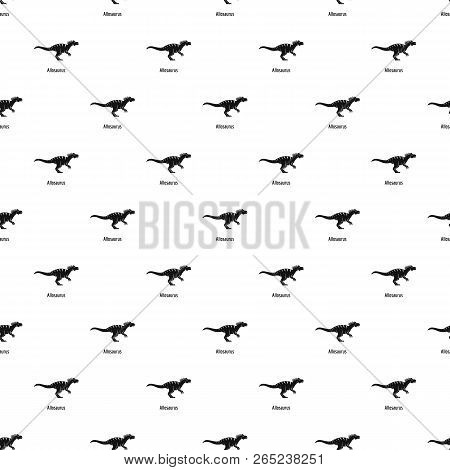 Allosaurus Pattern Seamless Vector Repeat Geometric For Any Web Design