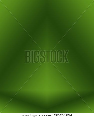 Abstract Blur Empty Green Gradient Studio Well Use As Background, Website Template, Frame, Business 