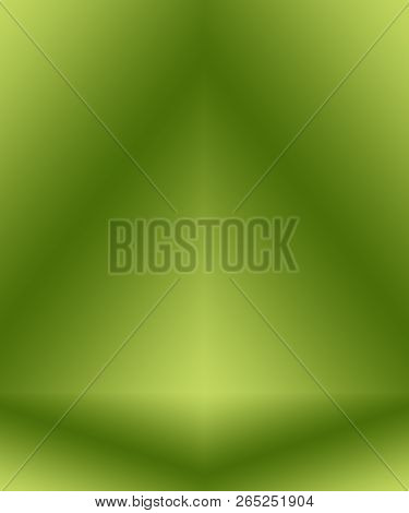 Abstract Blur Empty Green Gradient Studio Well Use As Background, Website Template, Frame, Business 