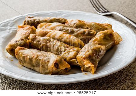 Turkish Dolma Lahana Sarmasi / Cabbage Rolls.