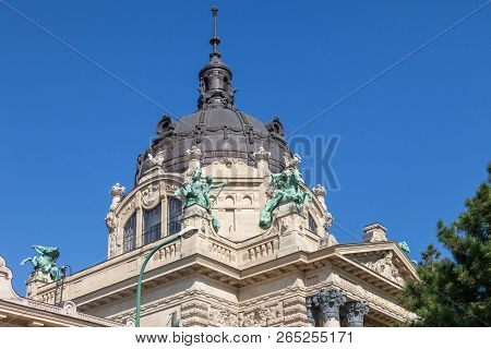 Budapest. Hungary. Building Of Swimming Baths Of Secheni.