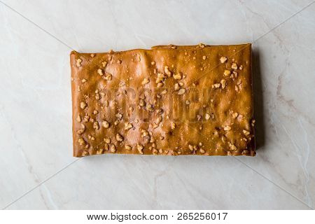 Turkish Pestil / Dried Fruit Pulp With Sesame And Walnut / Churchkhela