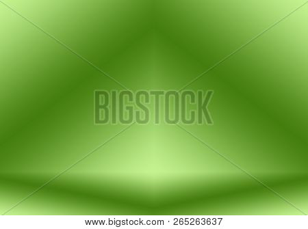 Abstract Blur Empty Green Gradient Studio Well Use As Background, Website Template, Frame, Business 
