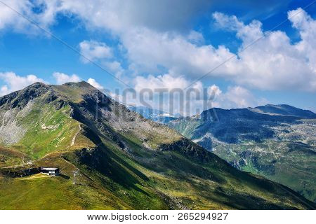Beautiful Landscape Of The Austrian Alps, Europe.