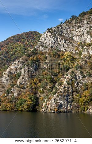 Amazing Autumn Ladscape Of The Krichim Reservoir, Rhodope Mountains, Plovdiv Region, Bulgaria