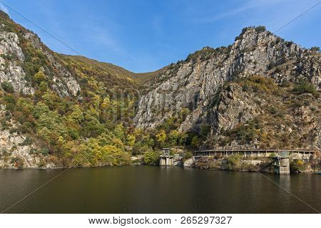 Amazing Autumn Ladscape Of The Krichim Reservoir, Rhodope Mountains, Plovdiv Region, Bulgaria