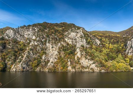 Amazing Autumn Ladscape Of The Krichim Reservoir, Rhodope Mountains, Plovdiv Region, Bulgaria