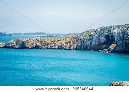 Houcima Beach And Waves And Rocks