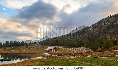The Beautiful Fanes Plan In The Fanes-sennes-braies Natural Park