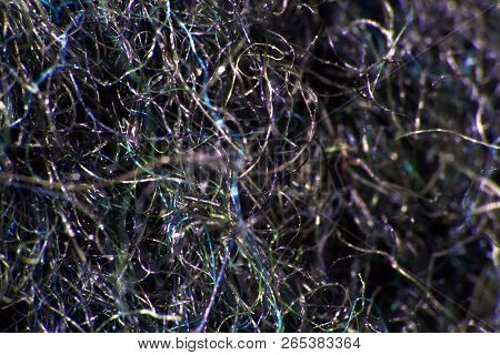 Macro Backgrounds Of Natural And Artificial Fabric