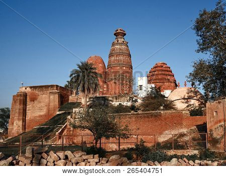 Radha Madan Mohan Temple In The Holy City Of Vrindavan. India.