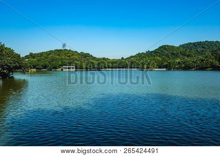 Park Beside The Lake In Xiqiao Mountain Destination In Foshan City China