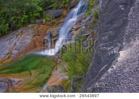 Vandfald i Geres National Park Portugal