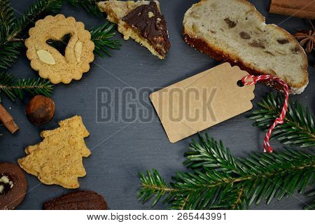 Cookies Tag Pendant Christmas Love Gift Panorama Bake