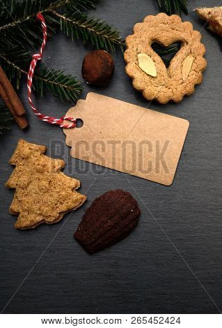 Cookies Tag Pendant Christmas Love Gift Panorama Bake