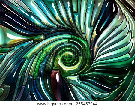 Beautiful Iridescent Color Glass