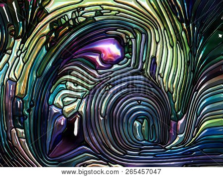 Glow Of Iridescent Glass