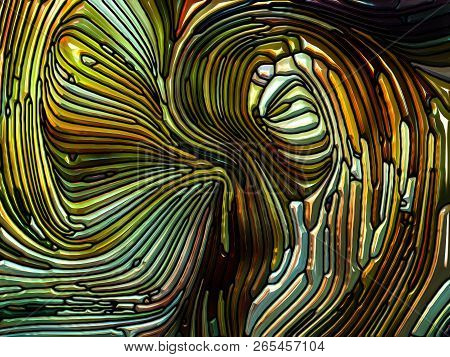 Shining Iridescent Glass