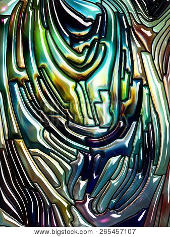 Evolving Iridescent Glass