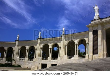 Sanctuary-f? tima híres vallási hely Portugáliában központ