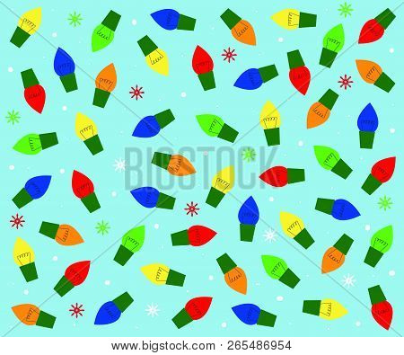 Christmas Holiday Season Red Blue Orange Yellow Green Lights Jpg