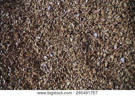Granules Of Rape Cakes In The Agricultural Factory For The Production Of Rapeseed Oil.